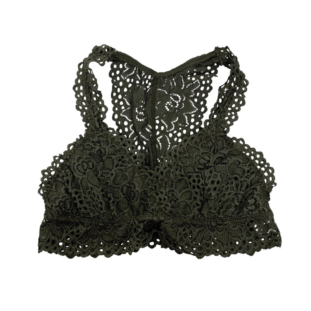Altard State Bralette Small Green Lace Boho Cottagecore Romantic Trendy